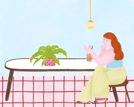 포트폴리오-카페 일러스트