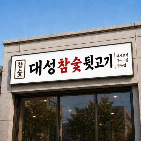 포트폴리오-대성참숯뒷고기 l 뒷고깃집
