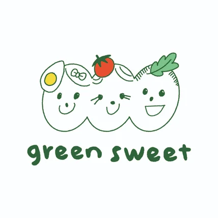 포트폴리오-샐러드 가게 로고 '그린스윗(Green Sweet)'