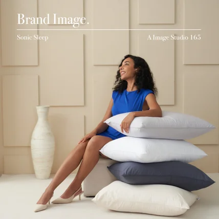 포트폴리오-[스타일링/모델/촬영/조명/보정] 소닉슬립 침구 제품, 모델 상세페이지 이미지 촬영