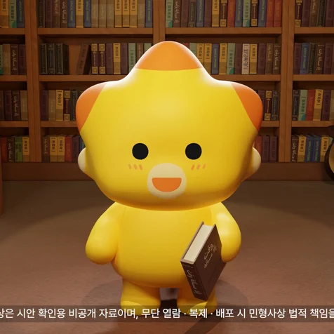 포트폴리오-[코리요] - 수원 스타필드 ' 별마당 도서관' 아나몰픽 애니메이션