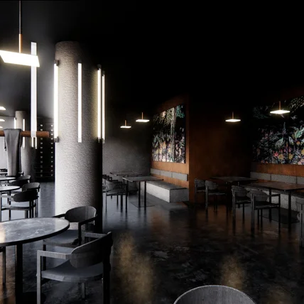 포트폴리오-중국 항저우 다이닝 우기 디자인 및 설계