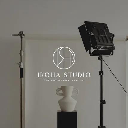 포트폴리오-스튜디오 IROHA 로고 디자인 제작