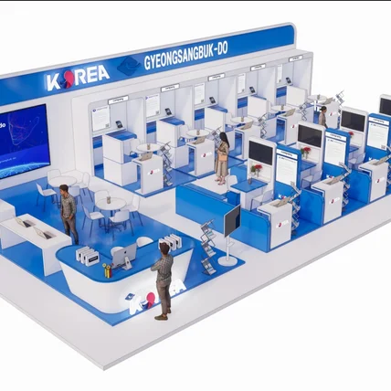 포트폴리오-행사장 부스 3d디자인