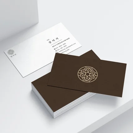 포트폴리오-멜리당 카페 명함 제작