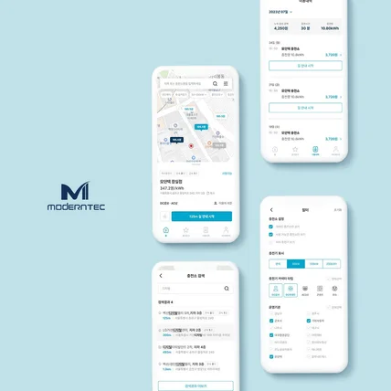 포트폴리오-전기차 충전소 운영 시스템 모바일 앱 개발