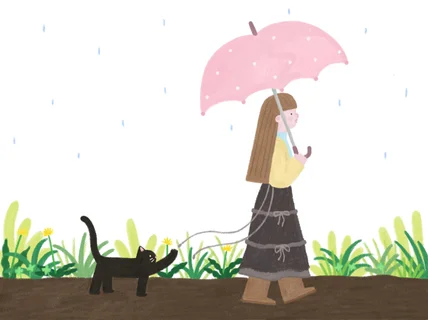 포트폴리오-봄비와 고양이