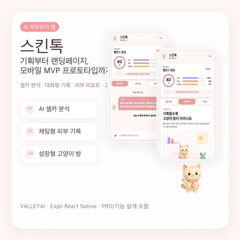 포트폴리오-스킨톡 (https://valleyai.kr)
