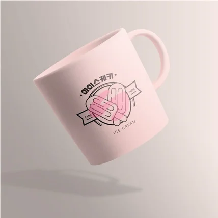 포트폴리오-무인 아이스크림 가게 로고 제작