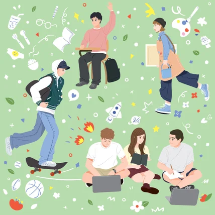 포트폴리오-캠퍼스일러스트