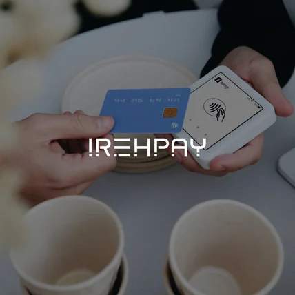 포트폴리오-IT 기업 워드마크 로고 디자인 | IREHPAY