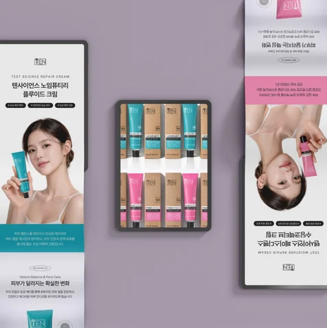 포트폴리오-화장품 상세페이지 ㅣ 동일 디자인 작업