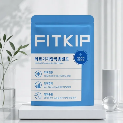 포트폴리오-압박밴드 파우치 패키지
