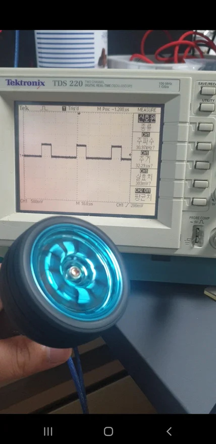 포트폴리오-dc모터 제어용 H브릿지 구현 영상