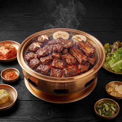 포트폴리오-[스튜디오 촬영] 산야초 돼지갈비 촬영