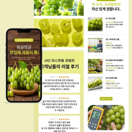 포트폴리오-[과일 상세페이지]