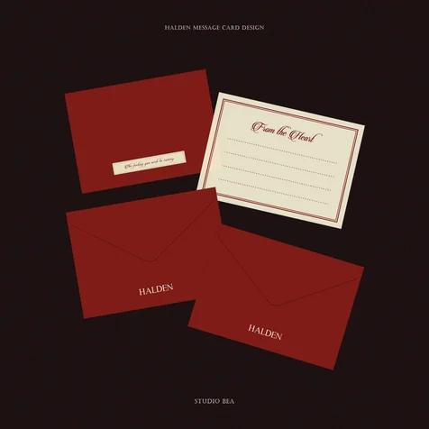 포트폴리오-Pop/Message Card • HALDEN