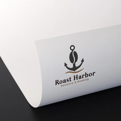 포트폴리오-Roast Harbor. 로고. 로고제작. 로고디자인. 카페로고. 커피숍로고. CI. BI
