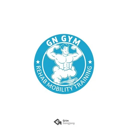 포트폴리오-1:1 PT샵 피트니스센터 헬스장 로고디자인