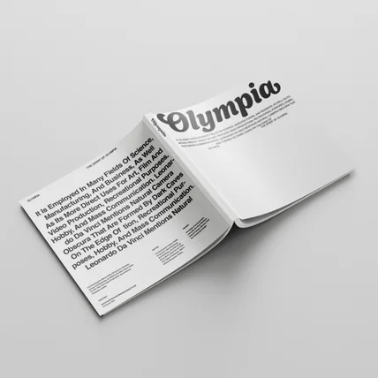 포트폴리오-THE SPRIT OF OLYPIA_BOOK DESIGN