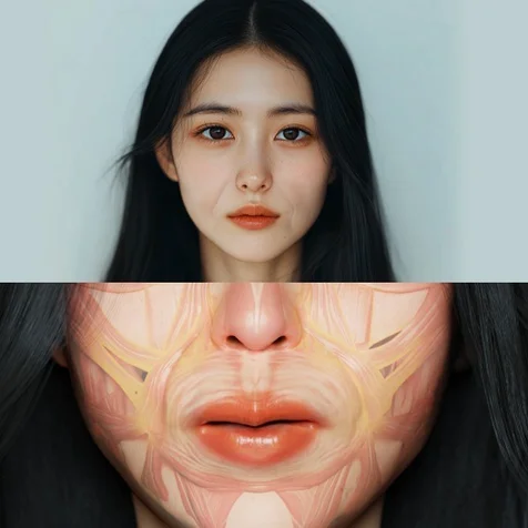 포트폴리오-[3D피부영상제작] 리프팅기기 사용 비포에프터 제작