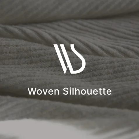 포트폴리오-여성복 브랜드 로고 [Woven Silhouette]