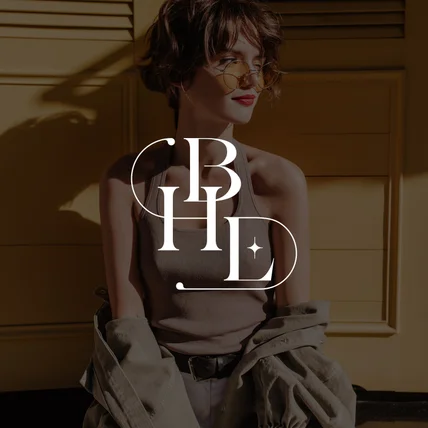 포트폴리오-토탈뷰티샵 ' BHE' 로고디자인