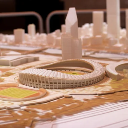 포트폴리오-지역 재개발 조감모형