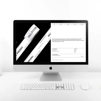 포트폴리오-디자인, 브랜딩 포트폴리오 홈페이지